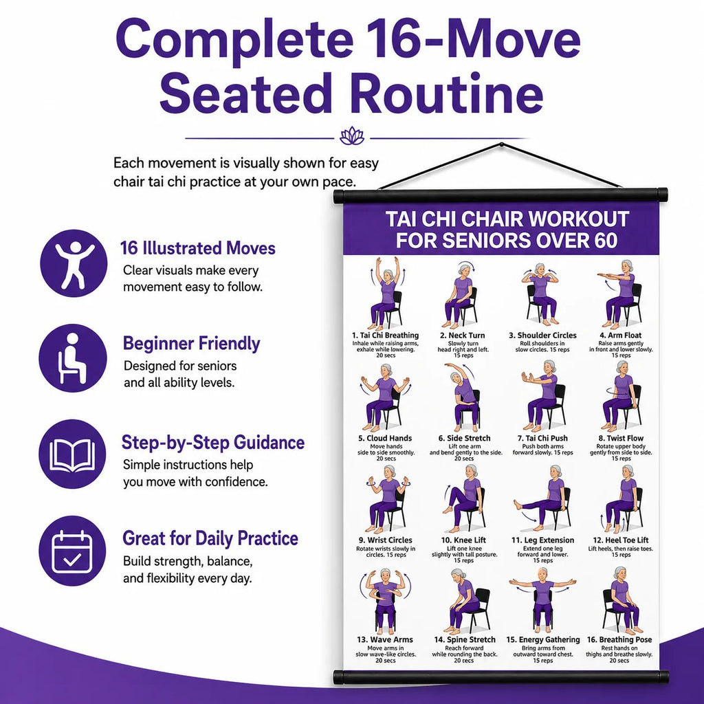 ChairFlow – Illustrated Chair Tai Chi and Yoga Charts