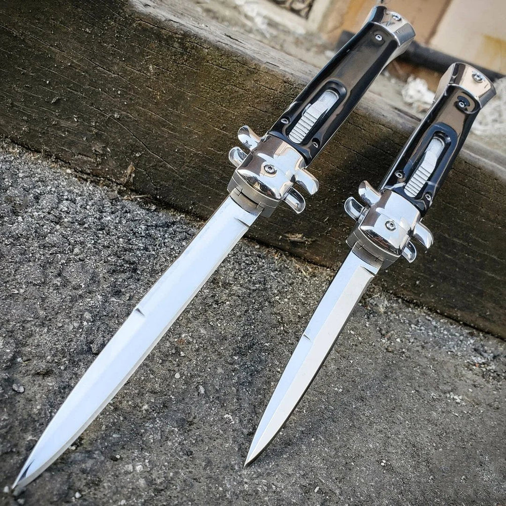 GentlemanEdge – 🔥 Classic Italian-Style Automatic Stiletto Knife