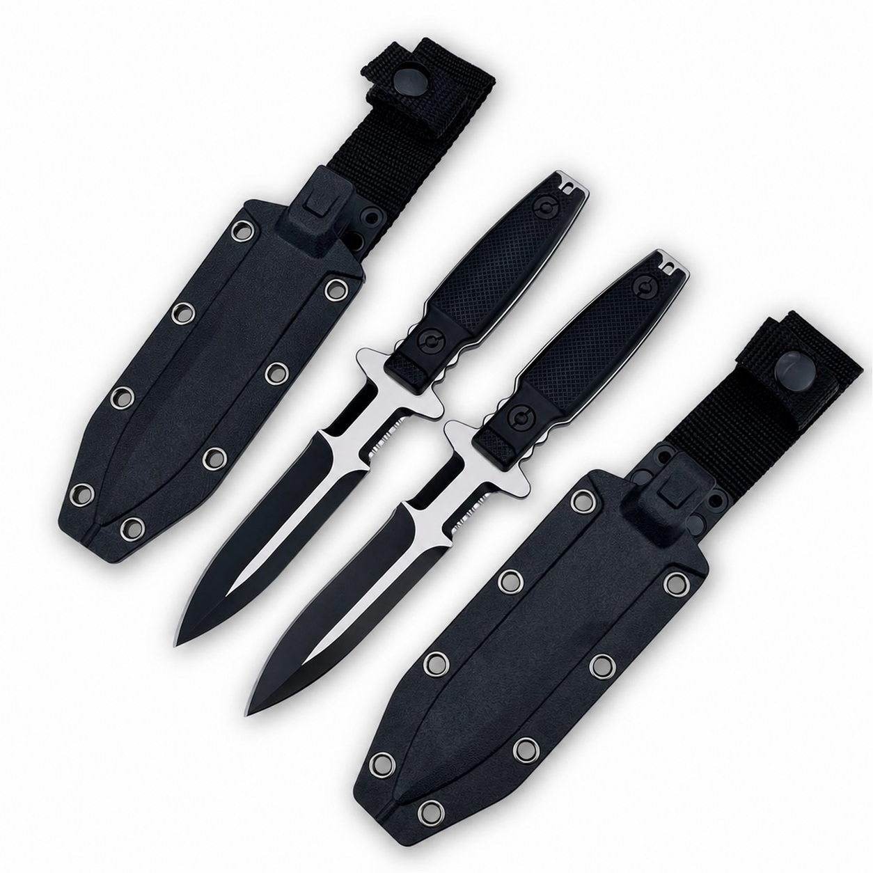 EdgeForge – Tactical Portable Outdoor Knife with Kydex Sheath