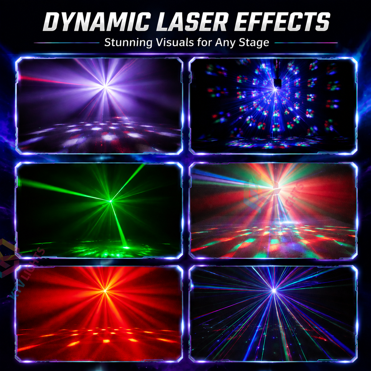 BeamSpin Mini – 80W LED Moving-Head Stage Light for DJ Parties and Events