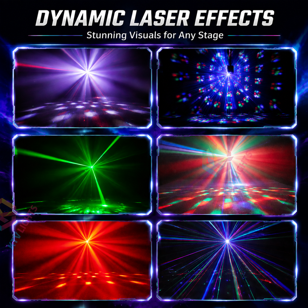 BeamSpin Mini – 80W LED Moving-Head Stage Light for DJ Parties and Events
