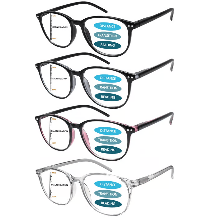 👓FocusFlow – 4-Pack Progressive Multifocal Reading Glasses