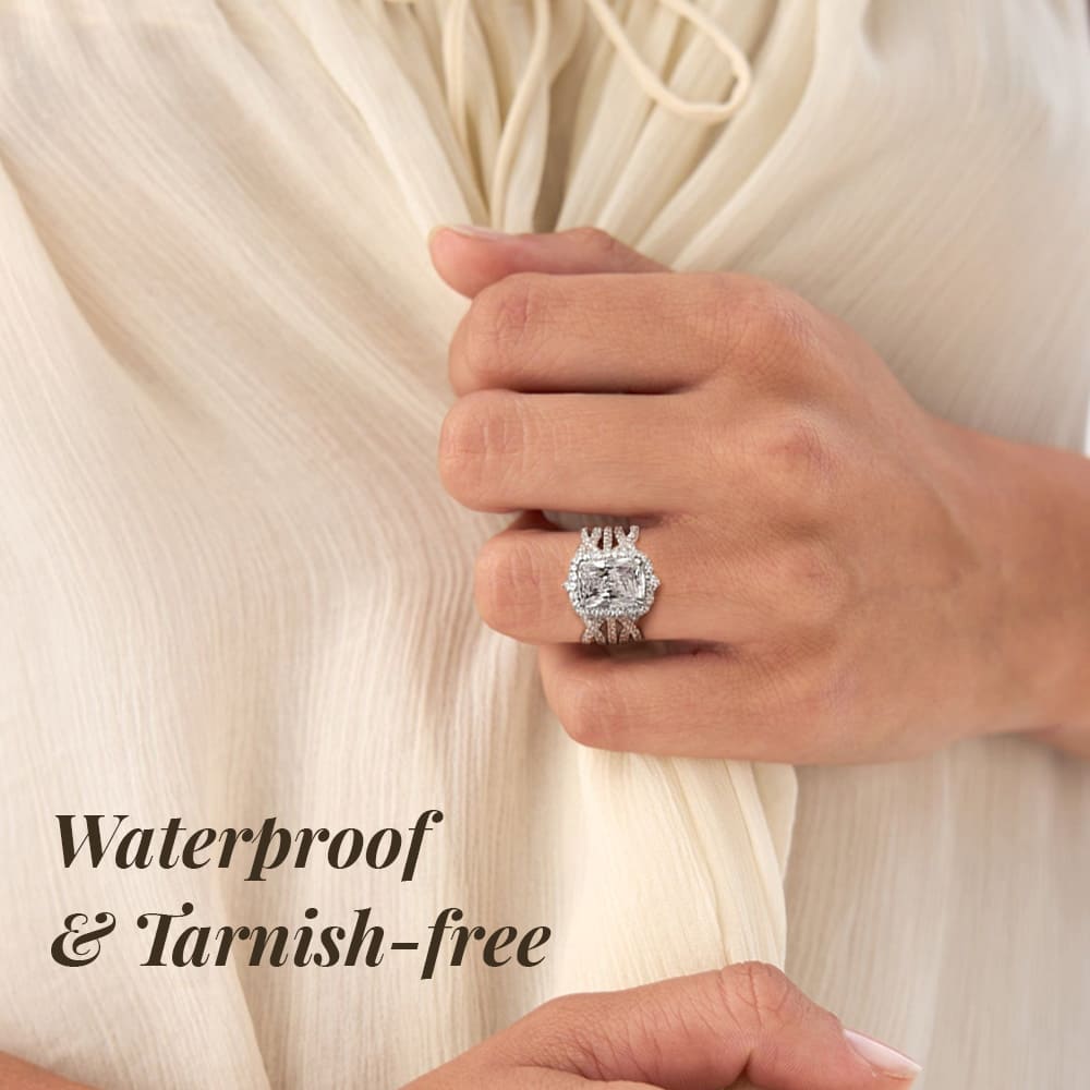 DynamiteRadiance – 2-in-1 Silver Ring Set