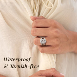 DynamiteRadiance – 2-in-1 Silver Ring Set