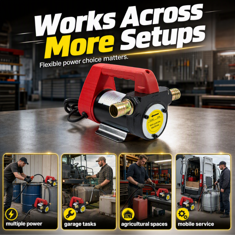 DieselDash – ⛽ 🚜 25 GPM Diesel Transfer Pump to Move Fuel Fast on Farms, Garages & Job Sites ⚡