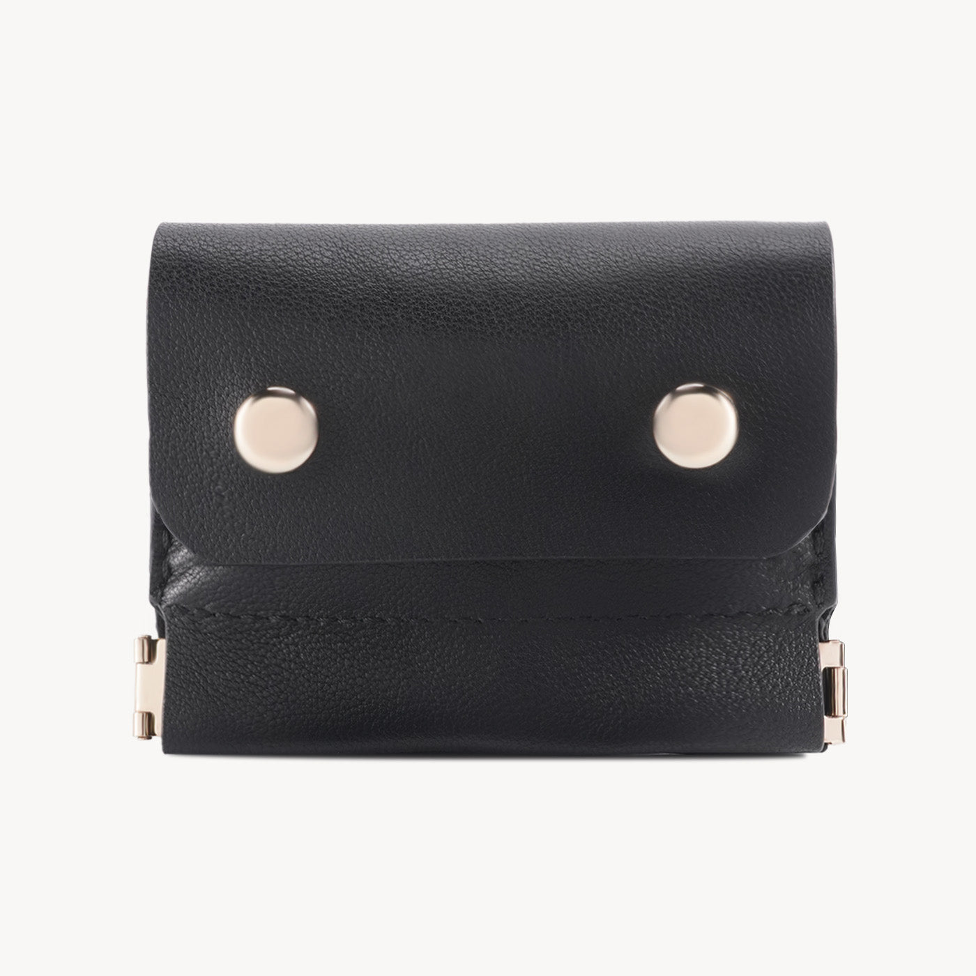 SnapPurse – Vintage Genuine Leather Spring-Open Short Wallet