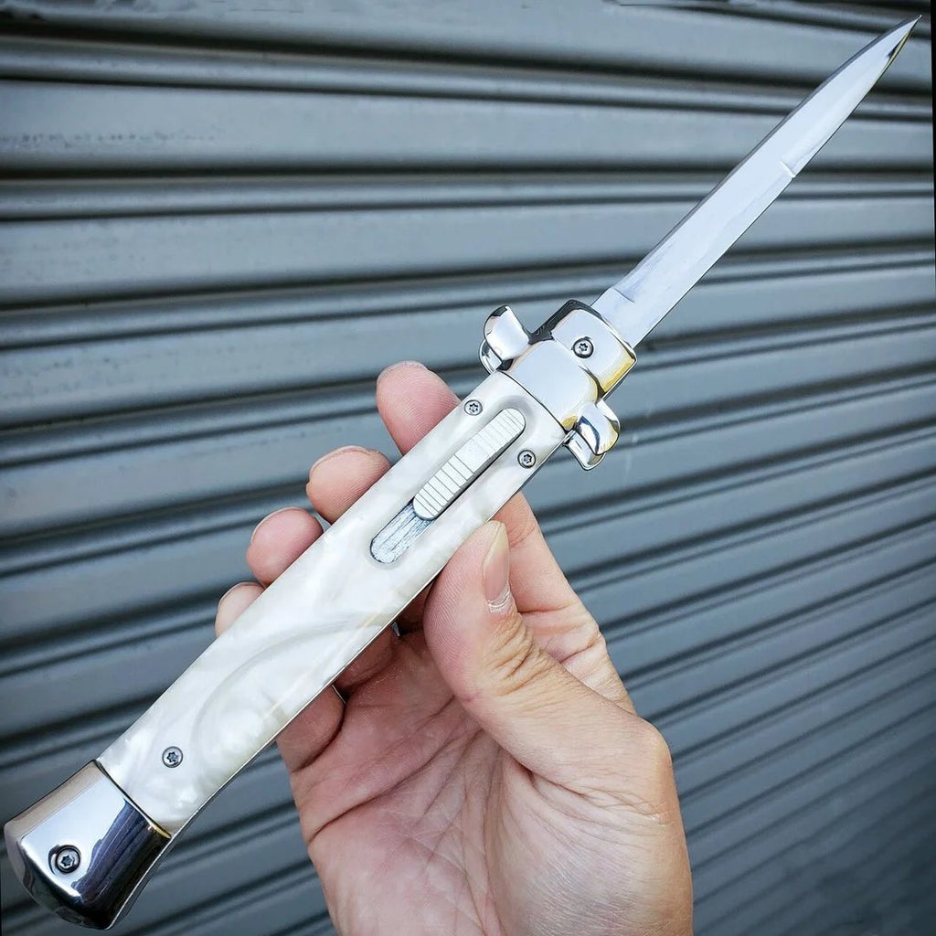 GentlemanEdge – 🔥 Classic Italian-Style Automatic Stiletto Knife
