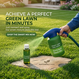 LawnRevive – Spray-On Grass Seed & Fertilizer Kit with Hose-End Sprayer