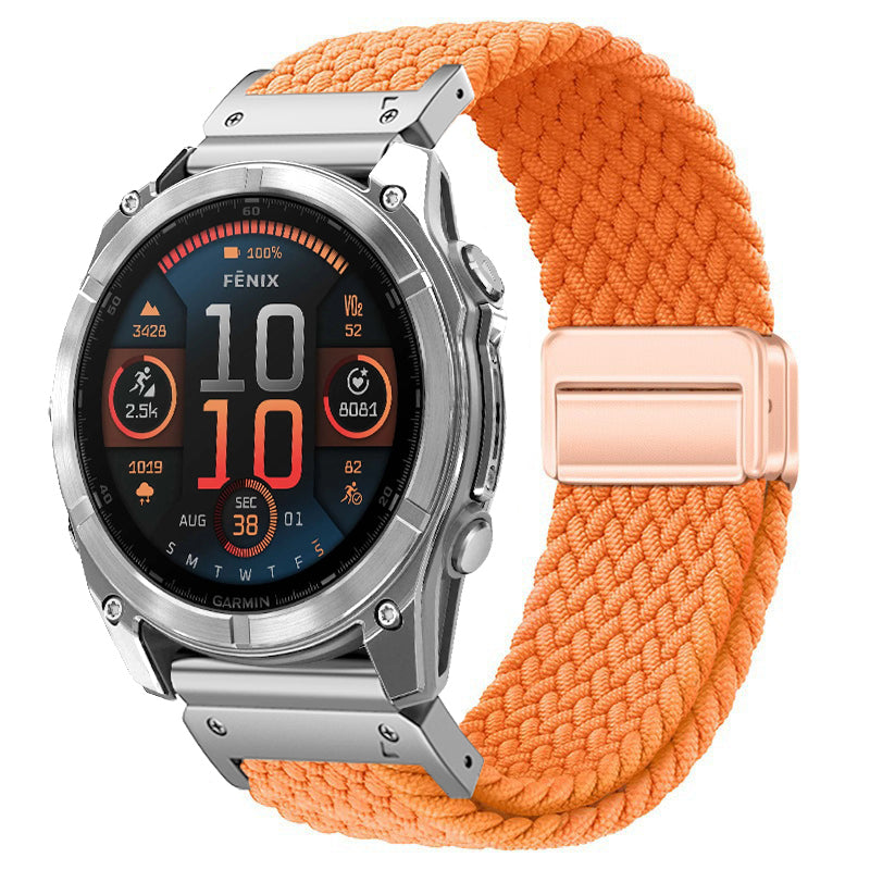 MagWeave – Magnetic Buckle Stretch Nylon Band for Garmin QuickFit 20/22/26mm