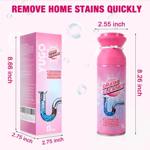 DrainBloom – Foaming Drain Cleaner for Kitchen & Bathroom Drains