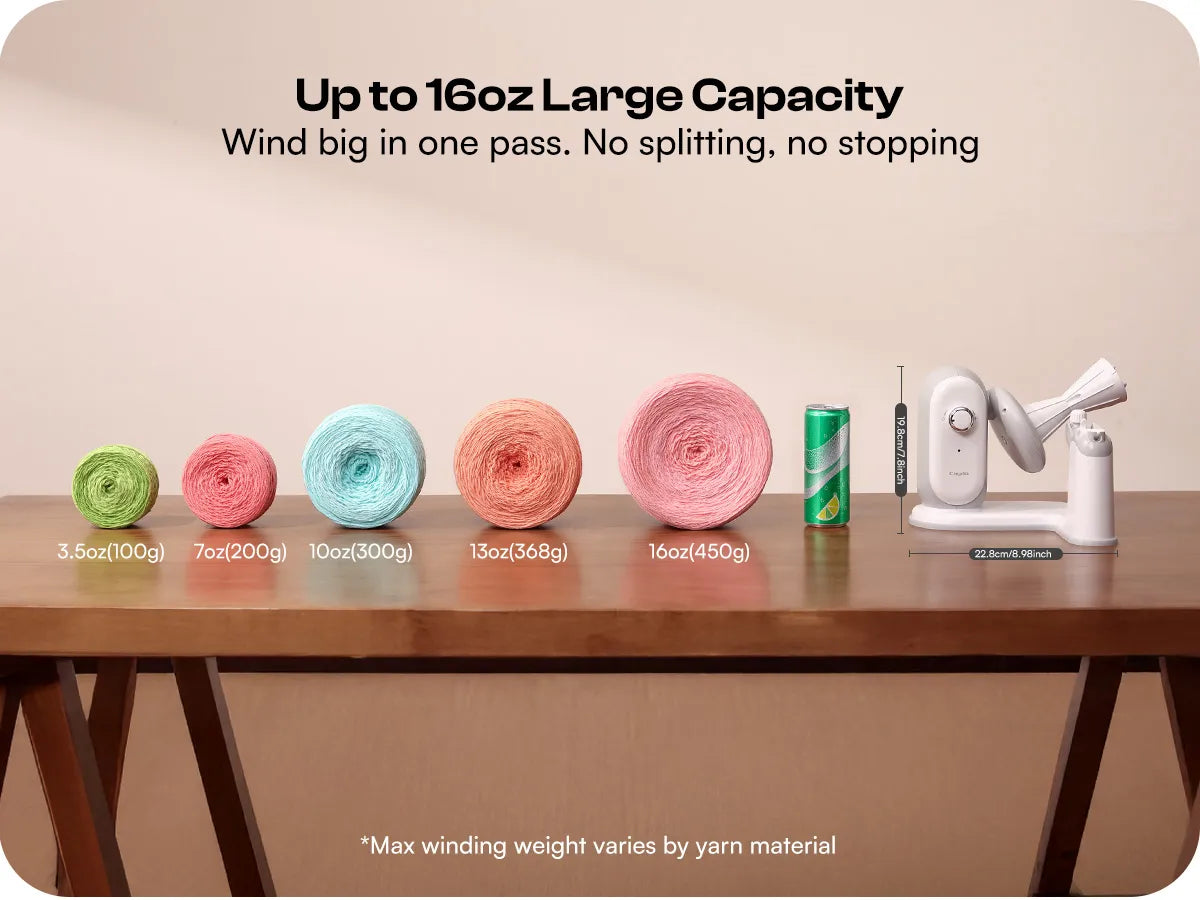 YarnGlide – A1 Pro Max Electric Yarn Winder