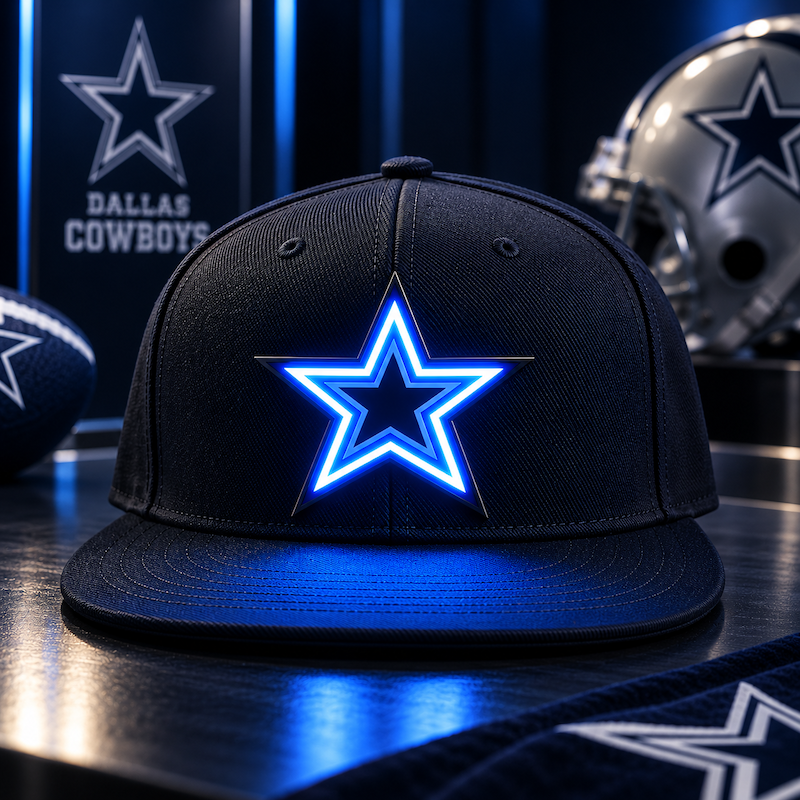 GameGlow – Football Fan LED Light-Up Snapback Cap