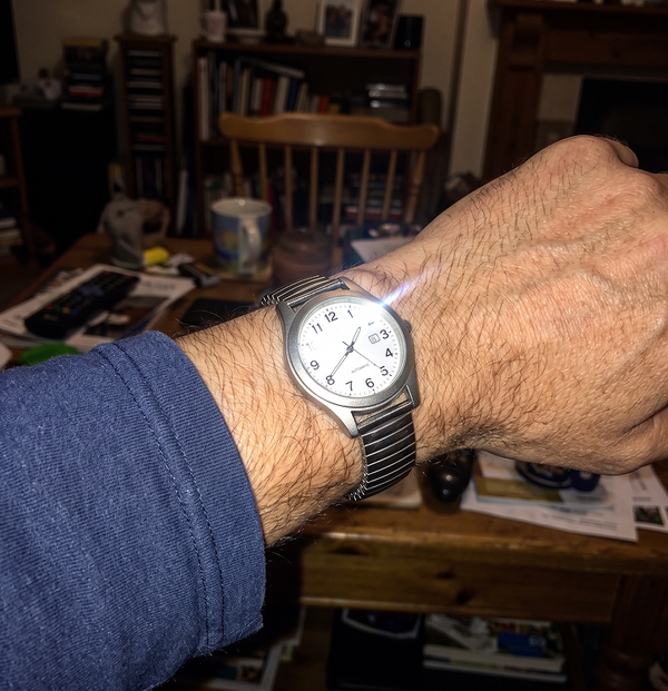 VittorioEdge – Stainless Steel Day/Date Quartz Watch