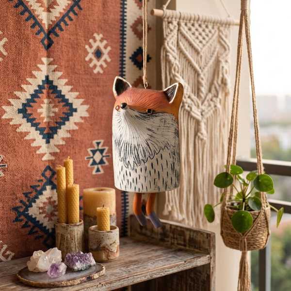 ForestChime – Handmade Whimsical Animal Wind Chime Ornaments