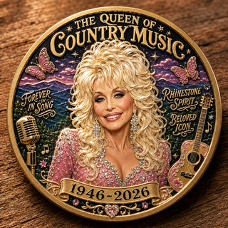 🇺🇸 ForeverInSong – 🎸🦋 Queen of Country Music Memorial Commemorative Coin