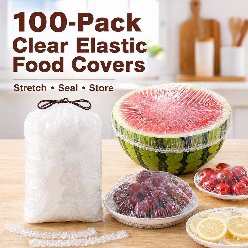 StretchSeal – Clear Elastic Food Covers for Bowls & Plates