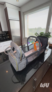 RoamNest – Diaper Backpack with Fold-Out Changing Station