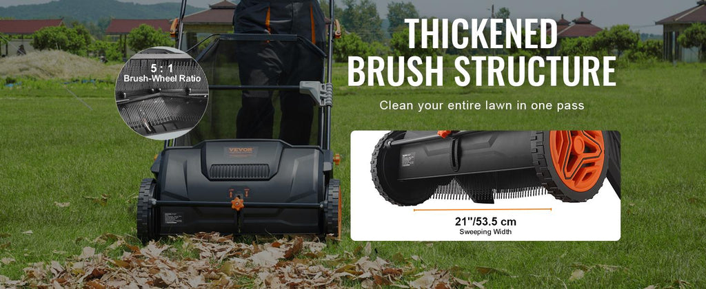 YardSweep – 🔥 Push Lawn Sweeper & Leaf Collector 🌿