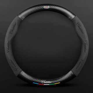 SuedeGrip – Carbon Fiber Suede Steering Wheel Cover, Anti-Slip & Wear-Resistant