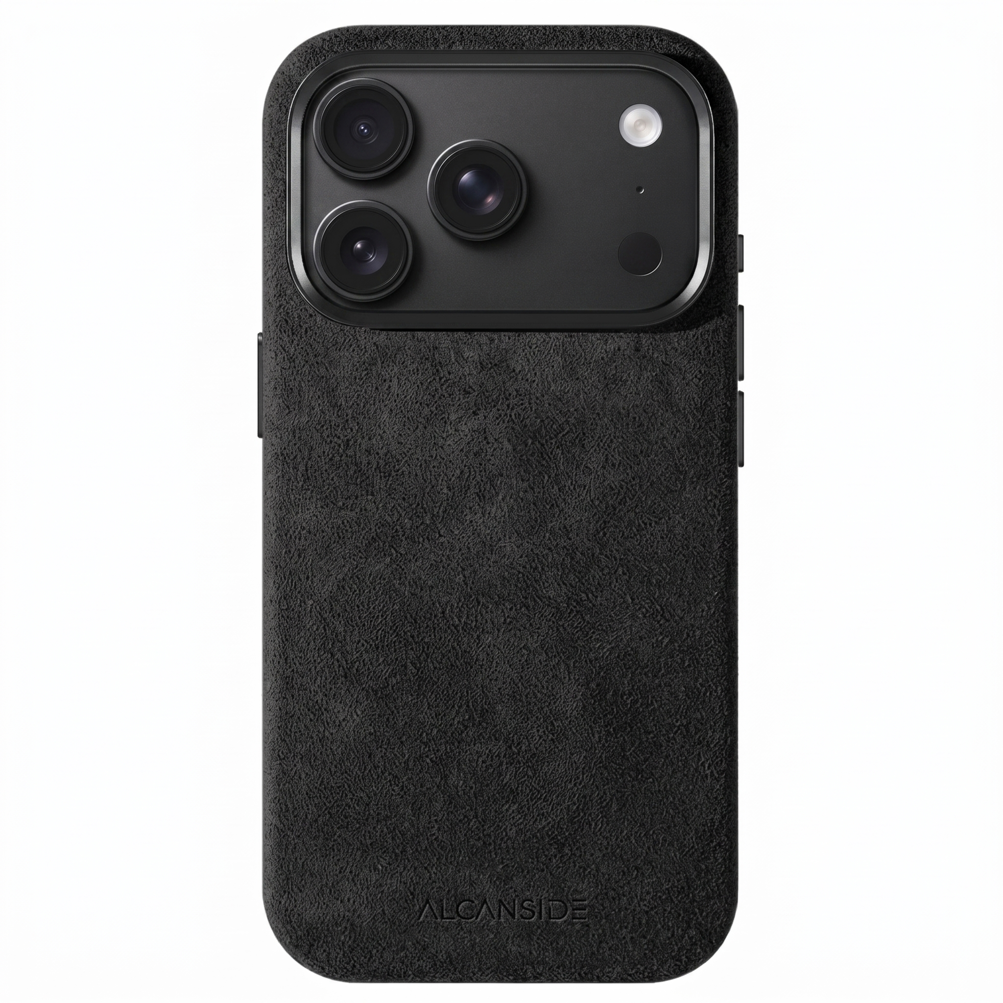 SuedeShield – Alcantara® iPhone 18 Pro Case in Deep Black