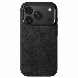 SuedeShield – Alcantara® iPhone 18 Pro Case in Deep Black