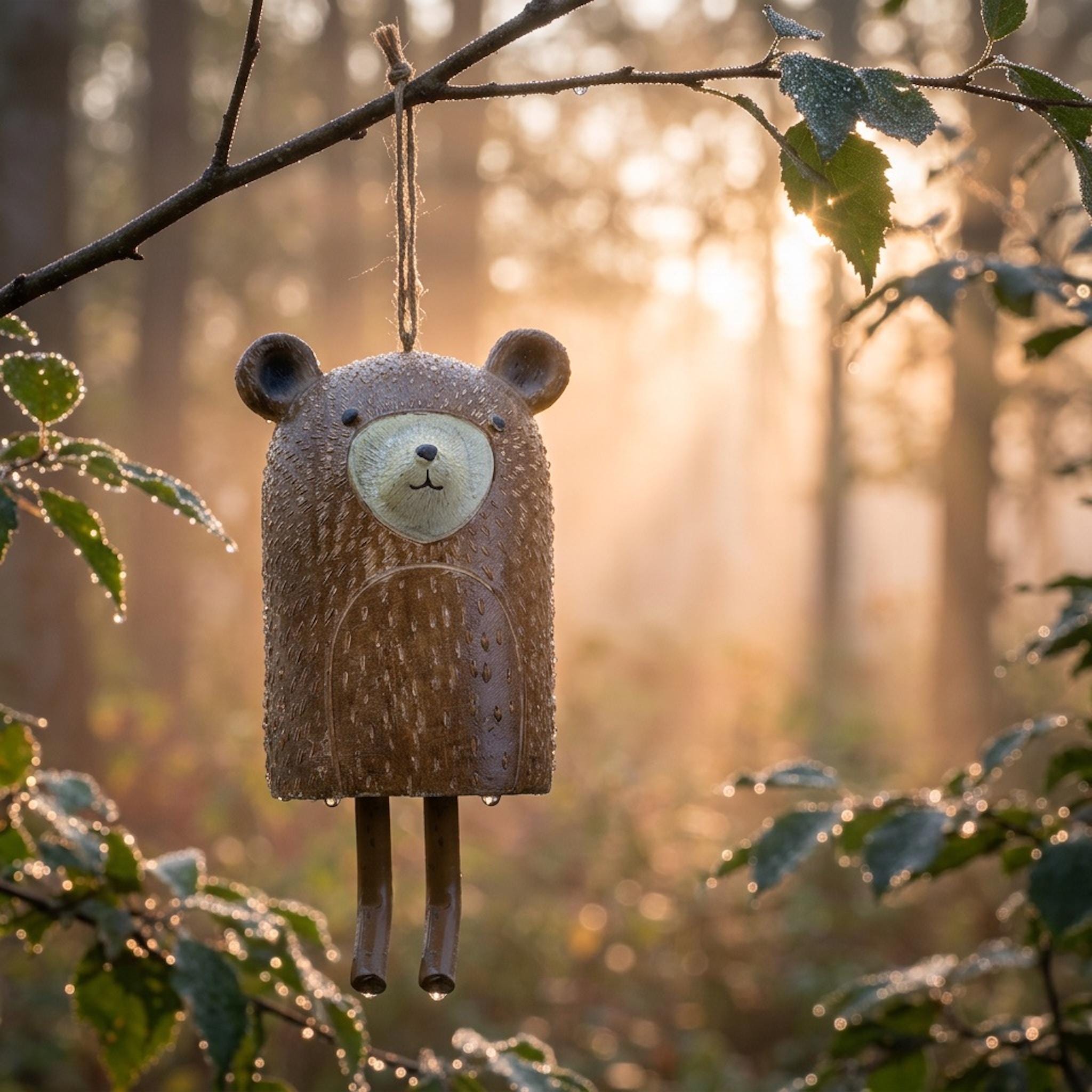 ForestChime – Handmade Whimsical Animal Wind Chime Ornaments