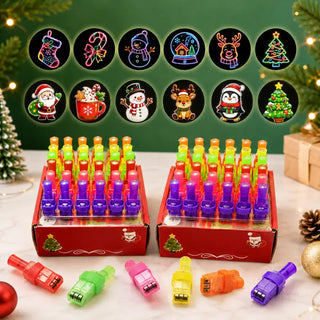 👻🎃 GlowBoo – Halloween LED Finger Projector Rings, Party Favors for Kids