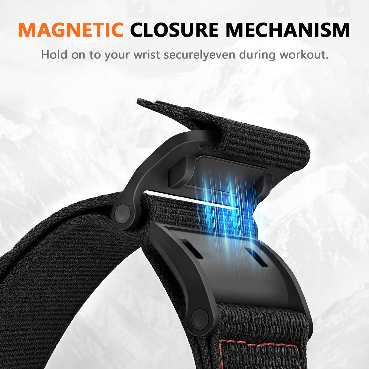 MagnaTrail – Extreme Nylon Magnetic Band for Apple Watch