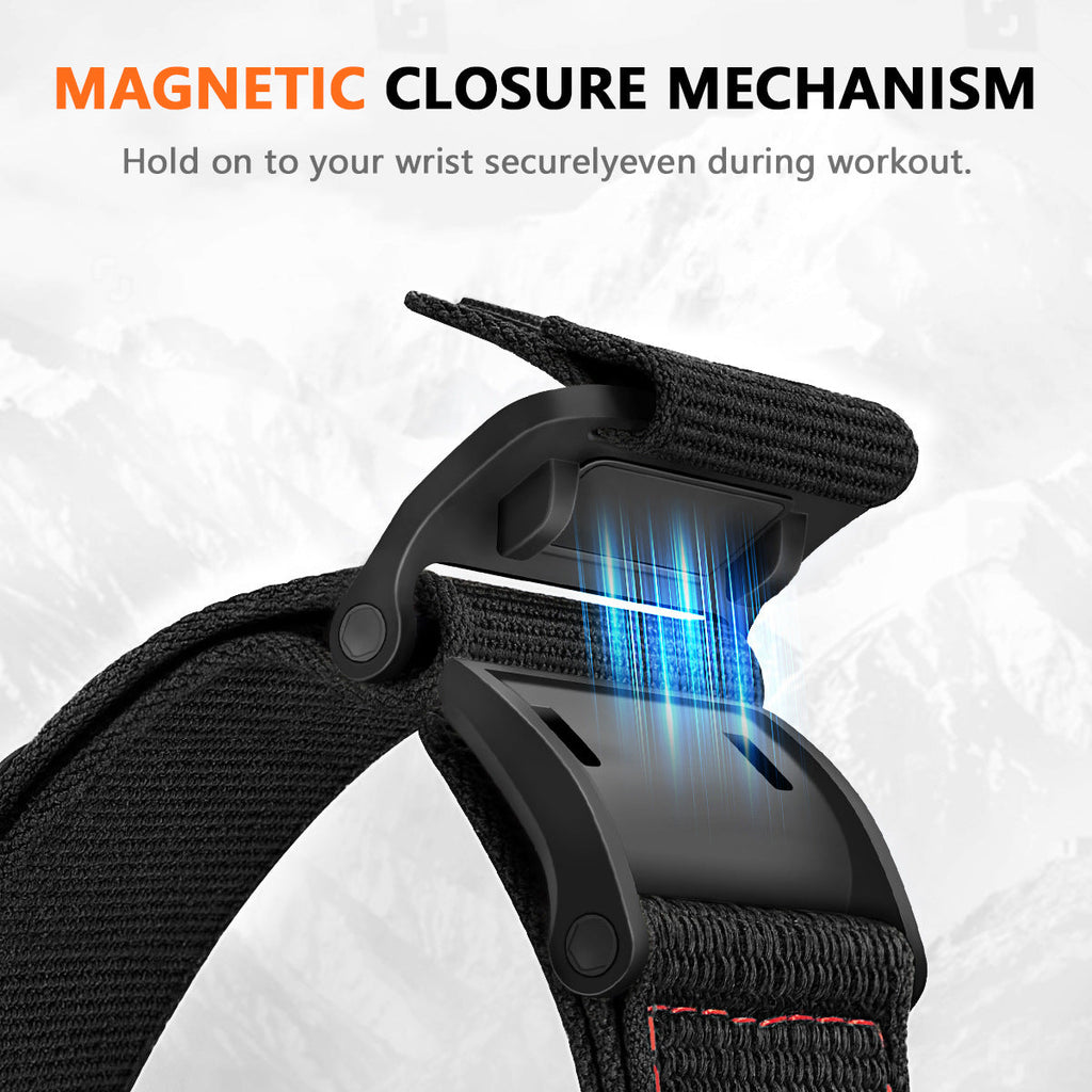 MagnaTrail – Extreme Nylon Magnetic Band for Apple Watch