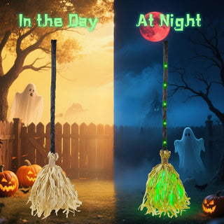 WitchGlow – 🧙‍♀️🧹 Animated Halloween Broom with Light & Sound