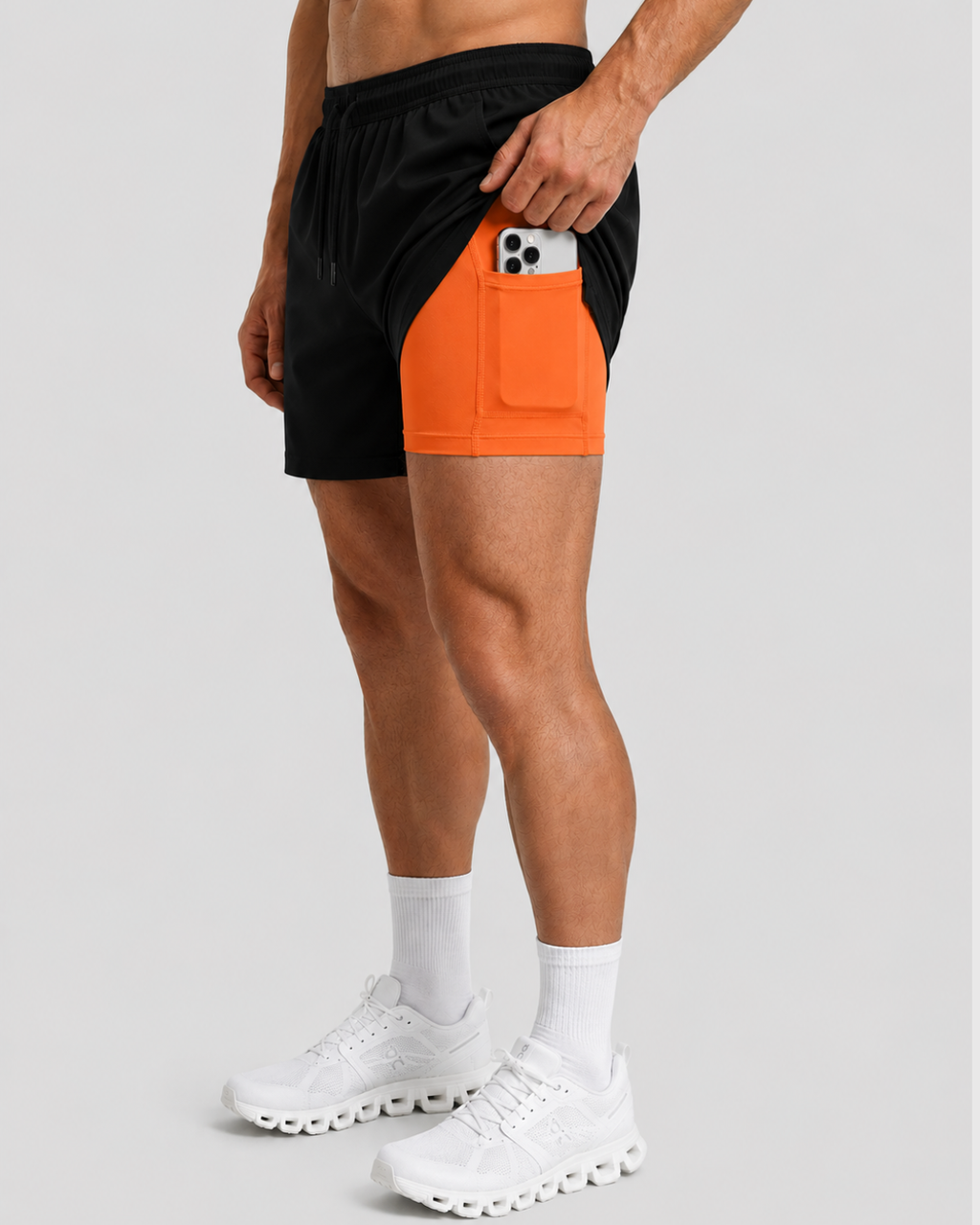 AeroStride – 2-in-1 Running Shorts with Compression Liner & Phone Pocket