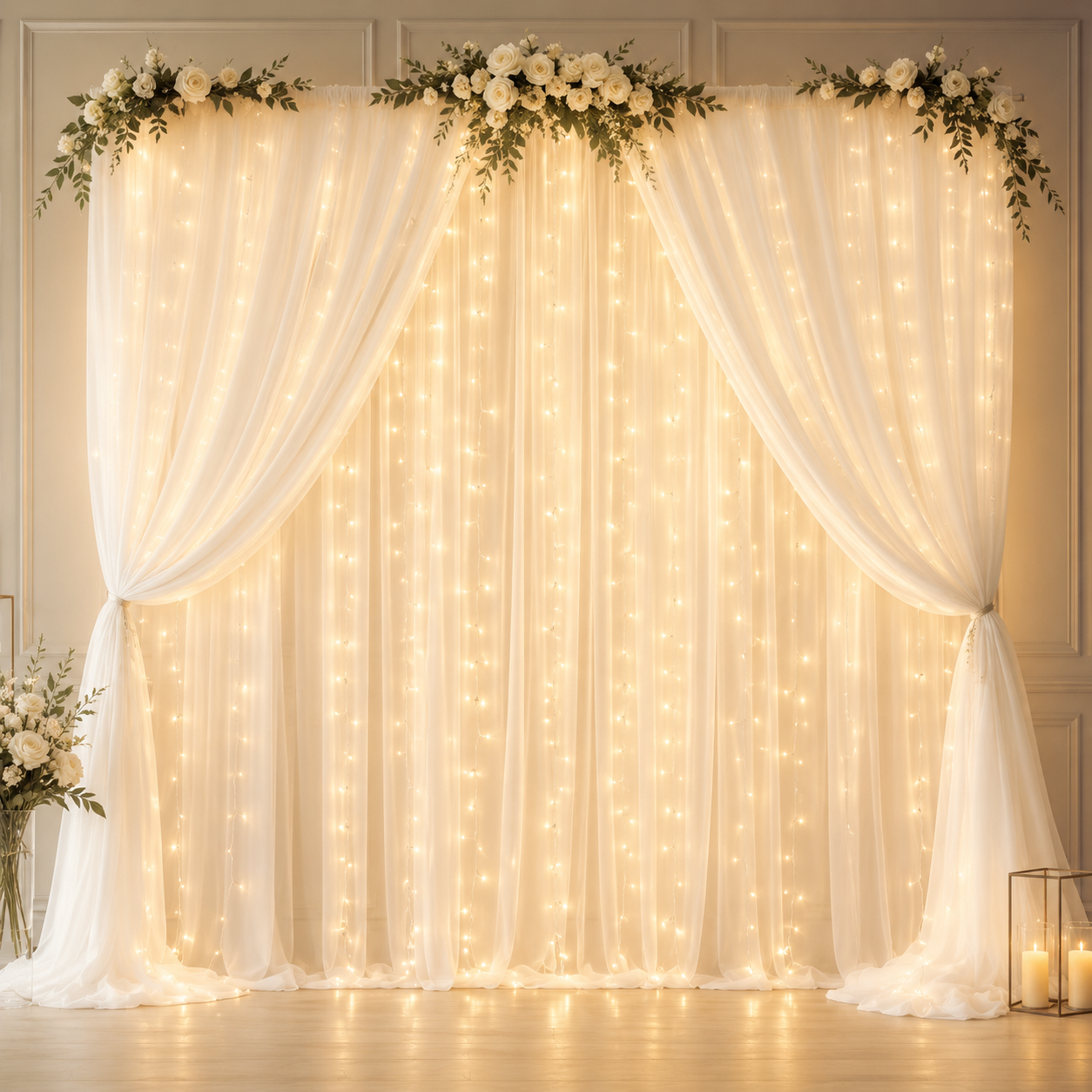DreamGlow – Tulle Curtain Lights Set