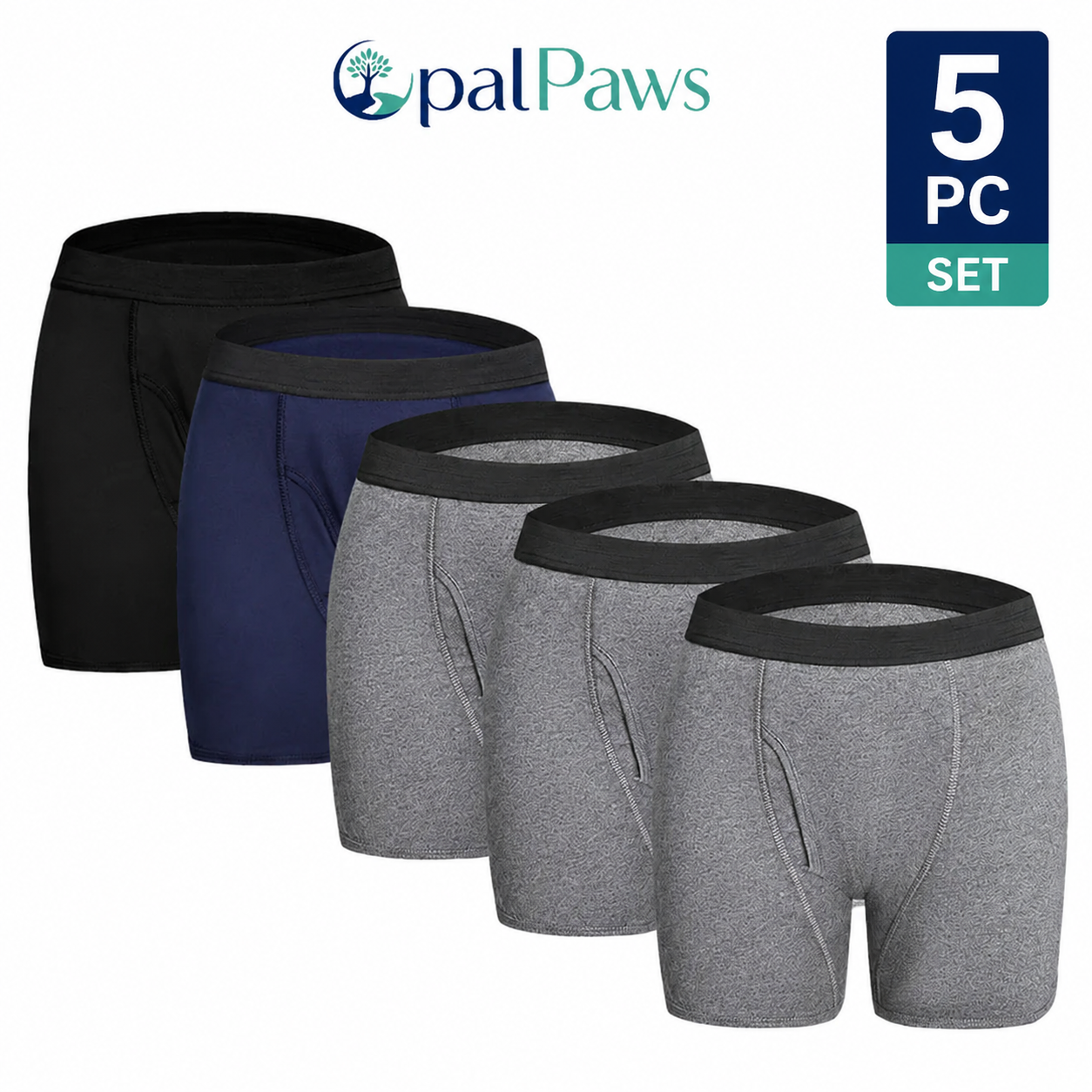 OpalVault – Washable Men’s Incontinence Boxer Briefs