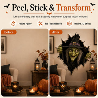 🎃HauntBreak – Halloween 3D Wall Decals