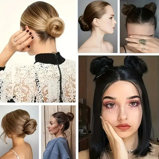 BunBloom – Synthetic Messy Bun Scrunchie Hair Piece for Instant Volume and a High Crown💇‍♀️
