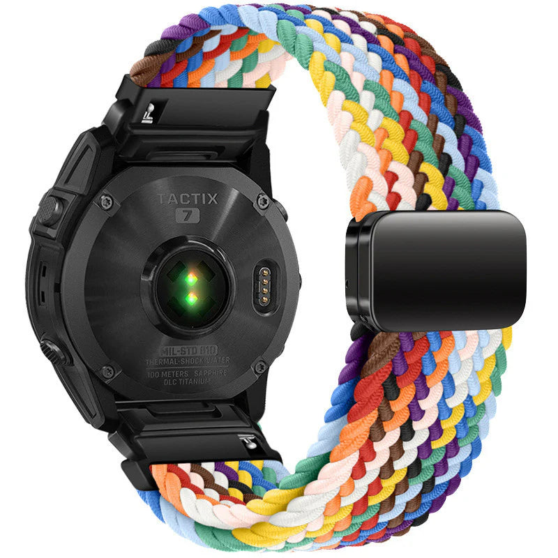 MagWeave – Magnetic Buckle Stretch Nylon Band for Garmin QuickFit 20/22/26mm