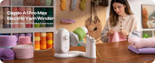 YarnGlide – A1 Pro Max Electric Yarn Winder
