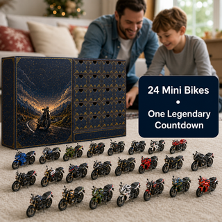 🎁 MotoCountdown – 2026 Motorcycle Legends Advent Calendar: 24 Days, 24 Mini Motorcycles, 24 Legendary Rides