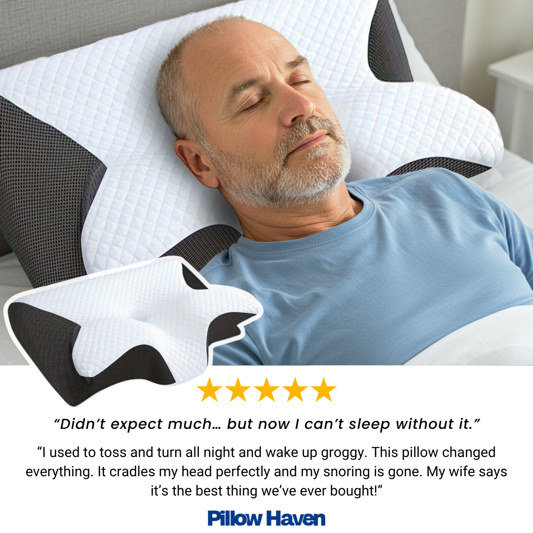 HushAlign – The Anti-Snore Pillow That Silences Snoring by Fixing Your Sleep Posture