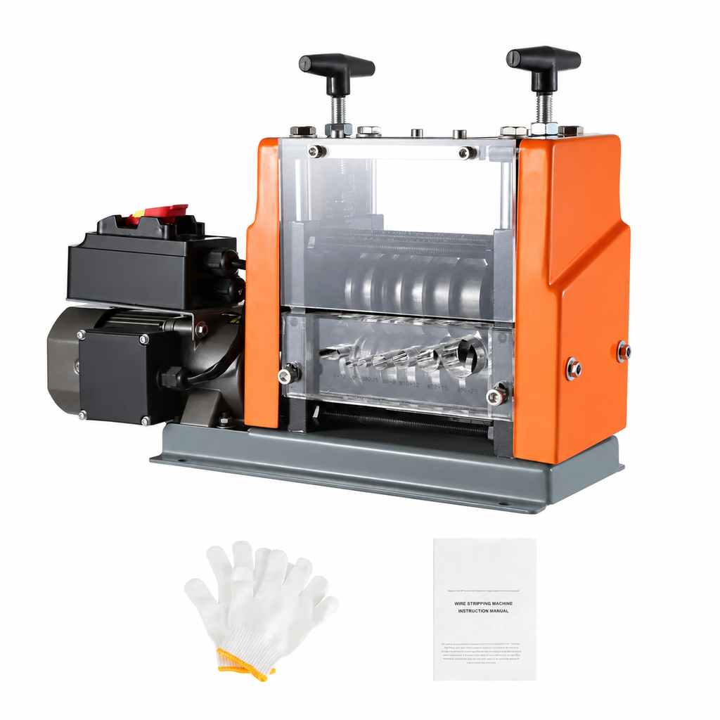 StripForce – 750W Automatic Wire Stripping Machine, 0.06–1.57 in (1.5–39.9 mm), 98 ft/min (29.9 m/min), 10 Channels