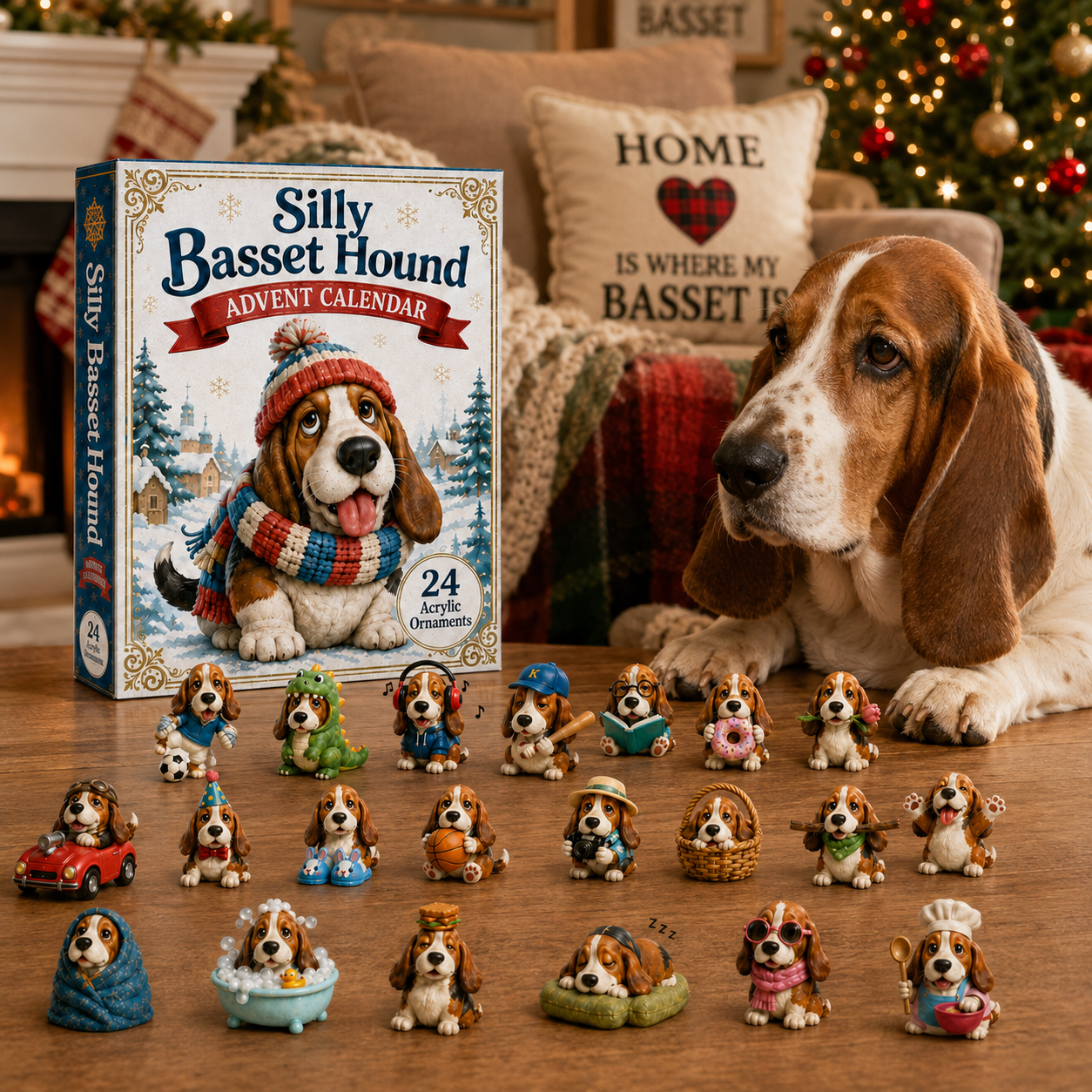BassetJoy – Silly Basset Hound Advent Calendar 2026