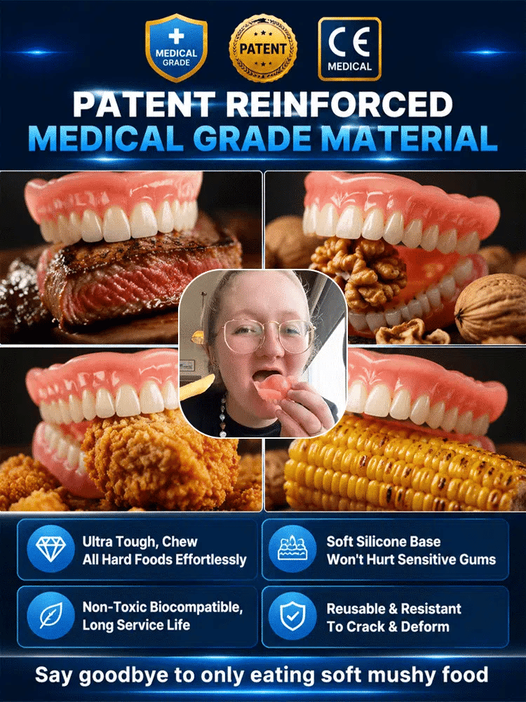 InstantSmile – DIY Temporary Denture Kit with Mirror Storage Case