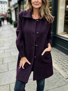 TimelessWool Coat – Women's Classic Wool Blend Coat