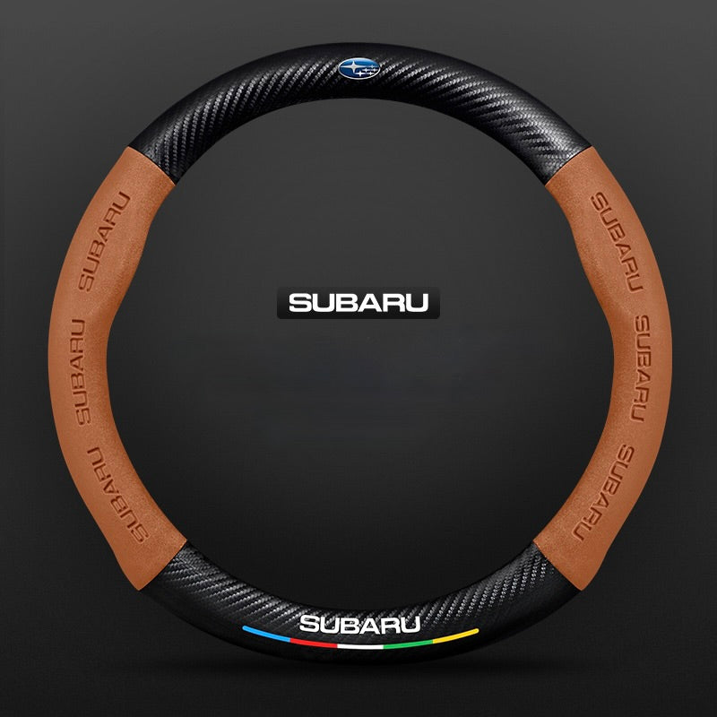 SuedeGrip – Carbon Fiber Suede Steering Wheel Cover, Anti-Slip & Wear-Resistant