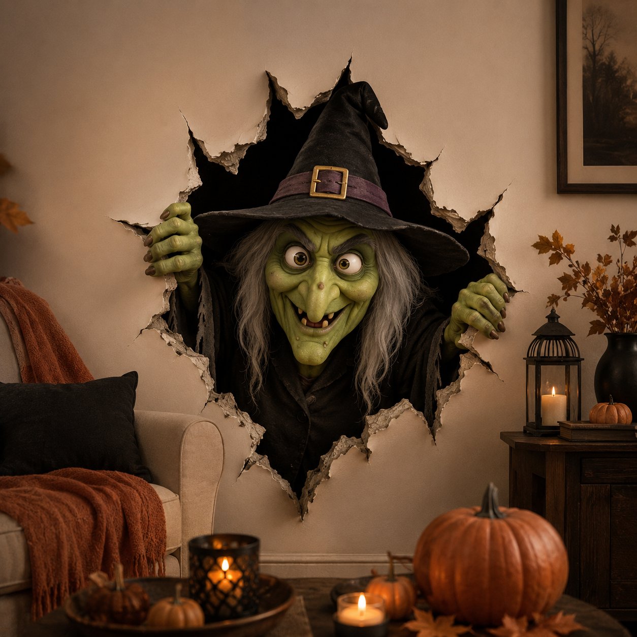 🎃HauntBreak – Halloween 3D Wall Decals