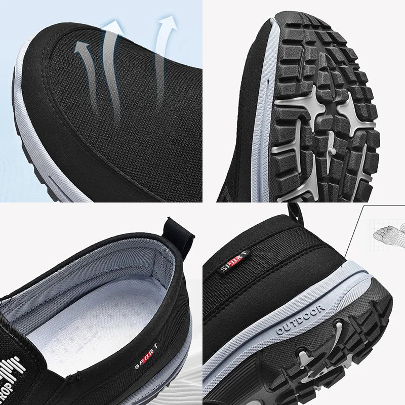 StrideEase – Resistant & Comfortable Slip-On Shoes