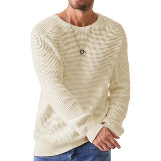 WaffleEase – Men’s Classic Crewneck Sweater