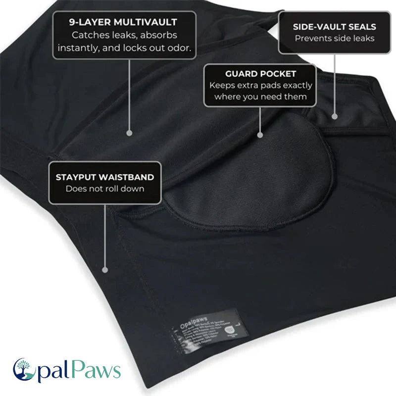 OpalVault – Washable Men’s Incontinence Boxer Briefs