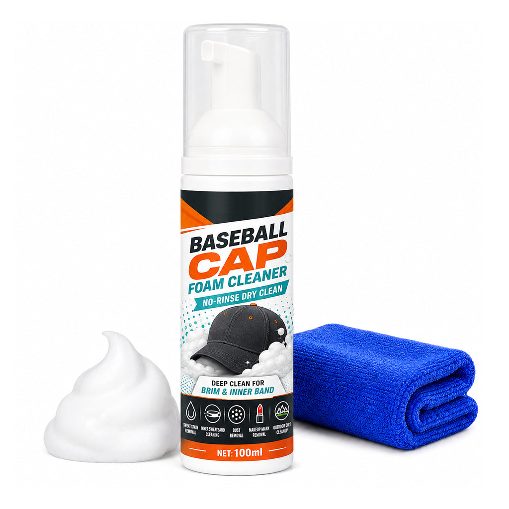 CapRevive Foam – No-Rinse Deep-Clean Foam Cleaner for Baseball Caps
