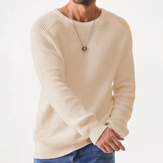WaffleEase – Men’s Classic Crewneck Sweater